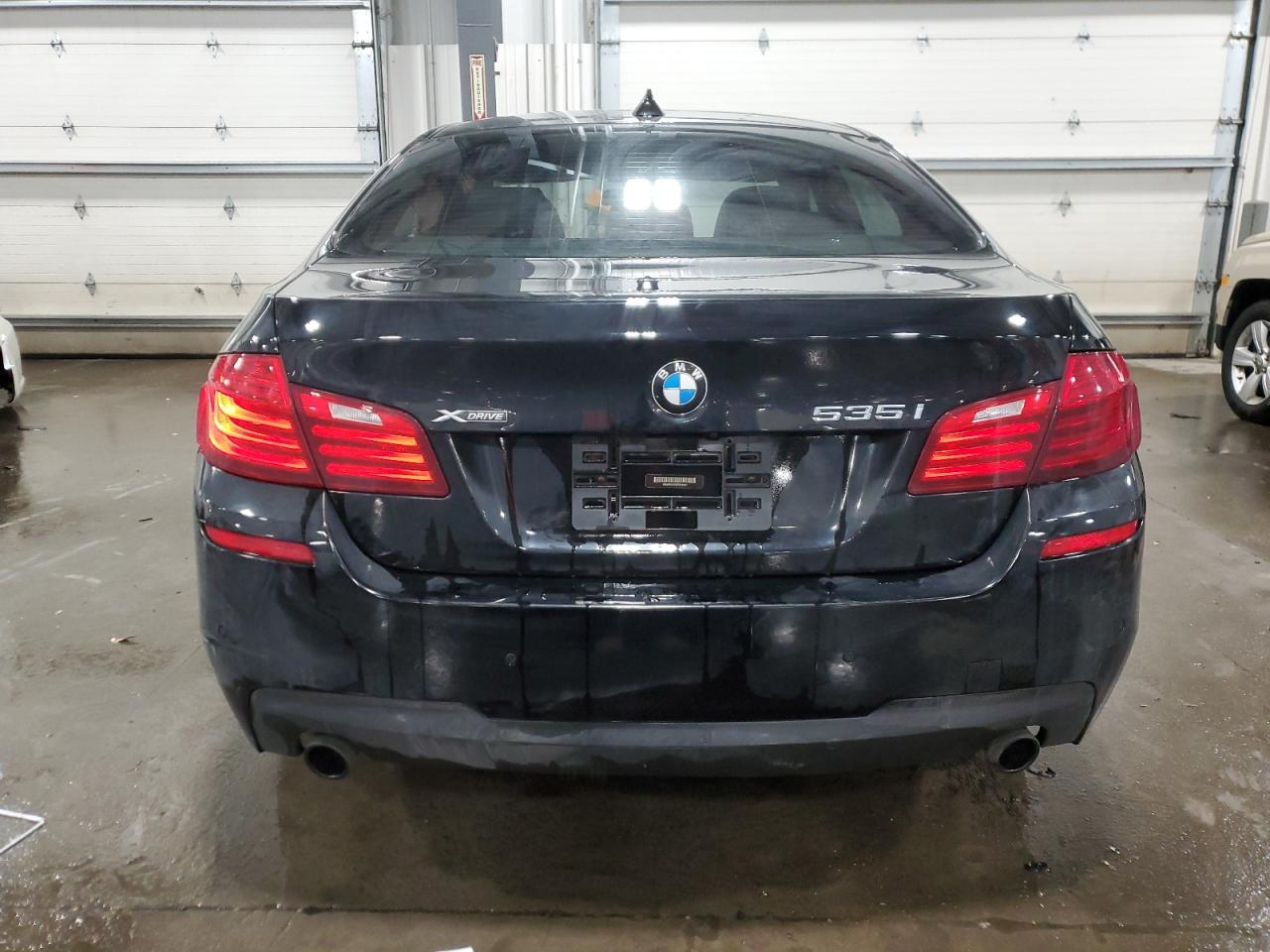 2014 BMW 5er VIN WBA5B3C53ED530047 Copart auction photo, front end damage thumbnail 6