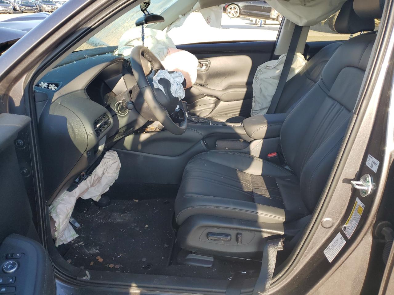 2024 Honda HR-V VIN 3CZRZ1H75RM742922 Copart auction photo, all over damage thumbnail 7