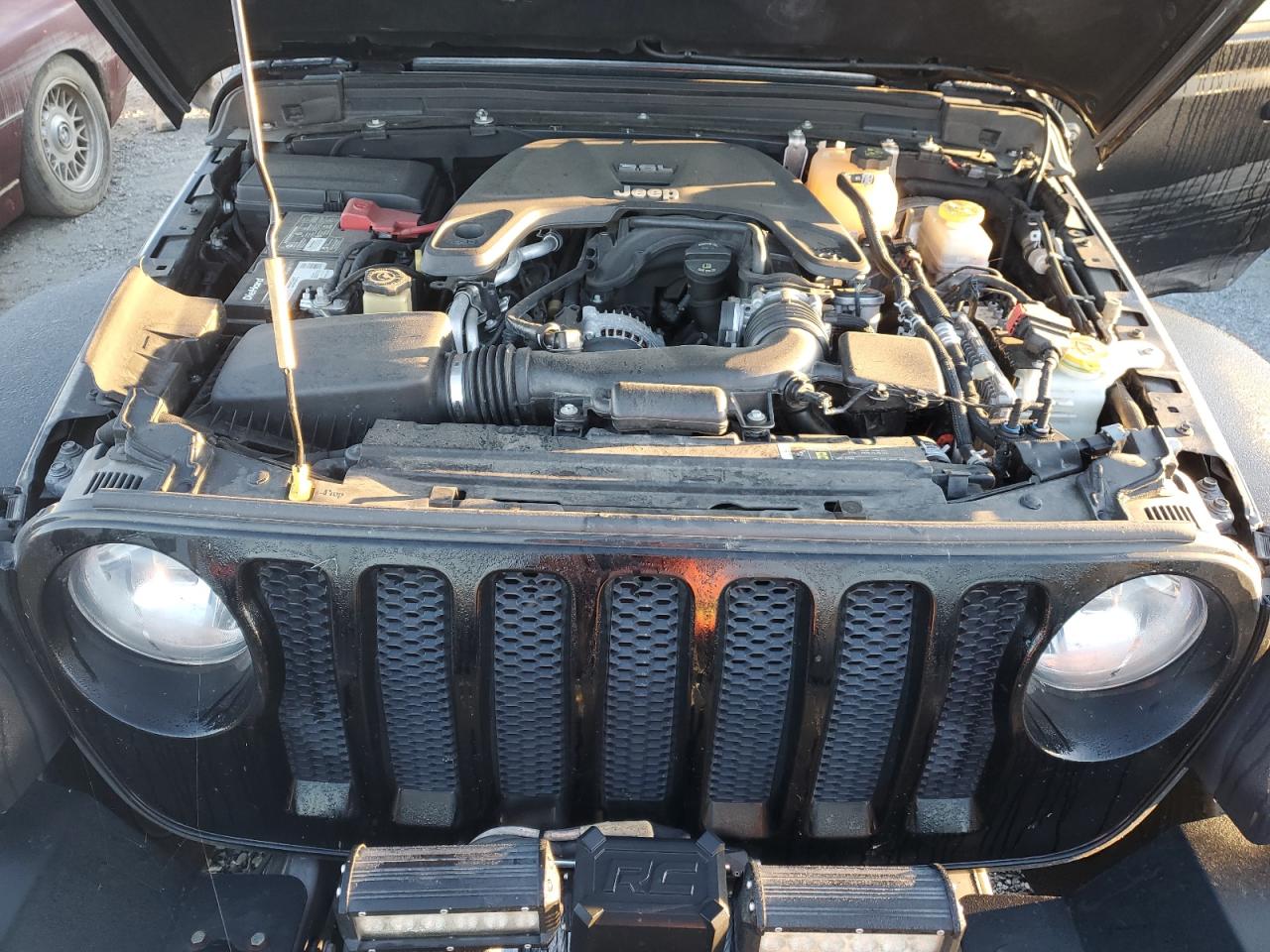 2018 Jeep Wrangler VIN 1C4HJXDG1JW139312 Copart auction photo, side damage thumbnail 11