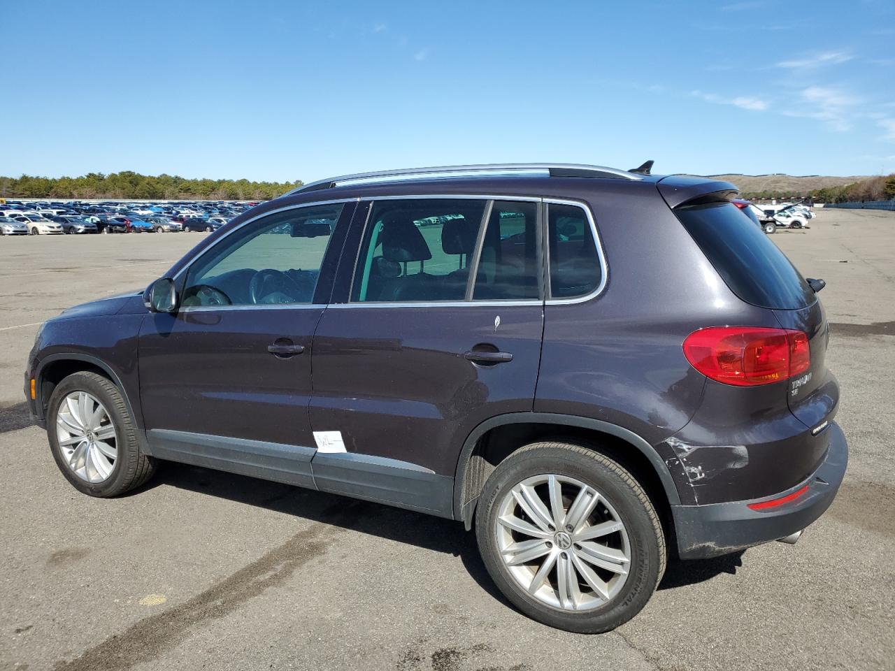2016 Volkswagen Tiguan VIN WVGAV7AX7GW546596 Copart auction photo, water/flood / side damage thumbnail 2