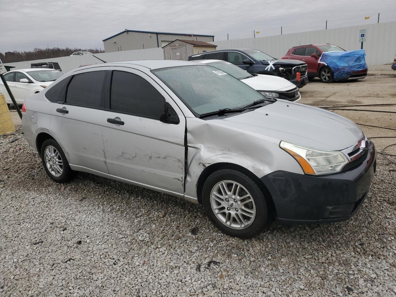2009 Ford Focus VIN 1FAHP35N99W185394 Copart auction photo, side damage thumbnail 4