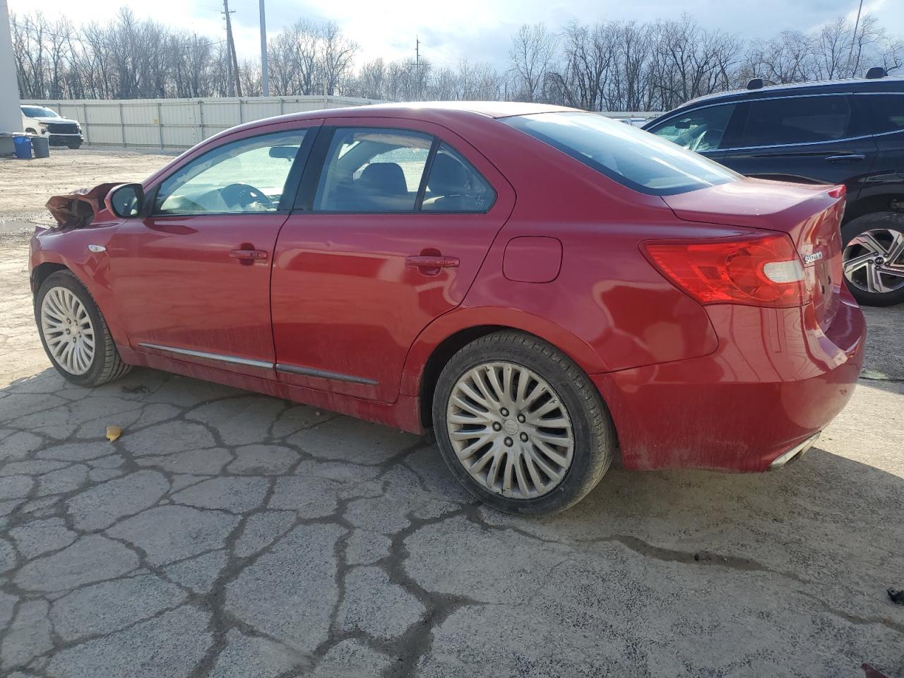 2012 Suzuki Kizashi VIN JS2RF9A33C6100281 Copart auction photo, front end damage thumbnail 2