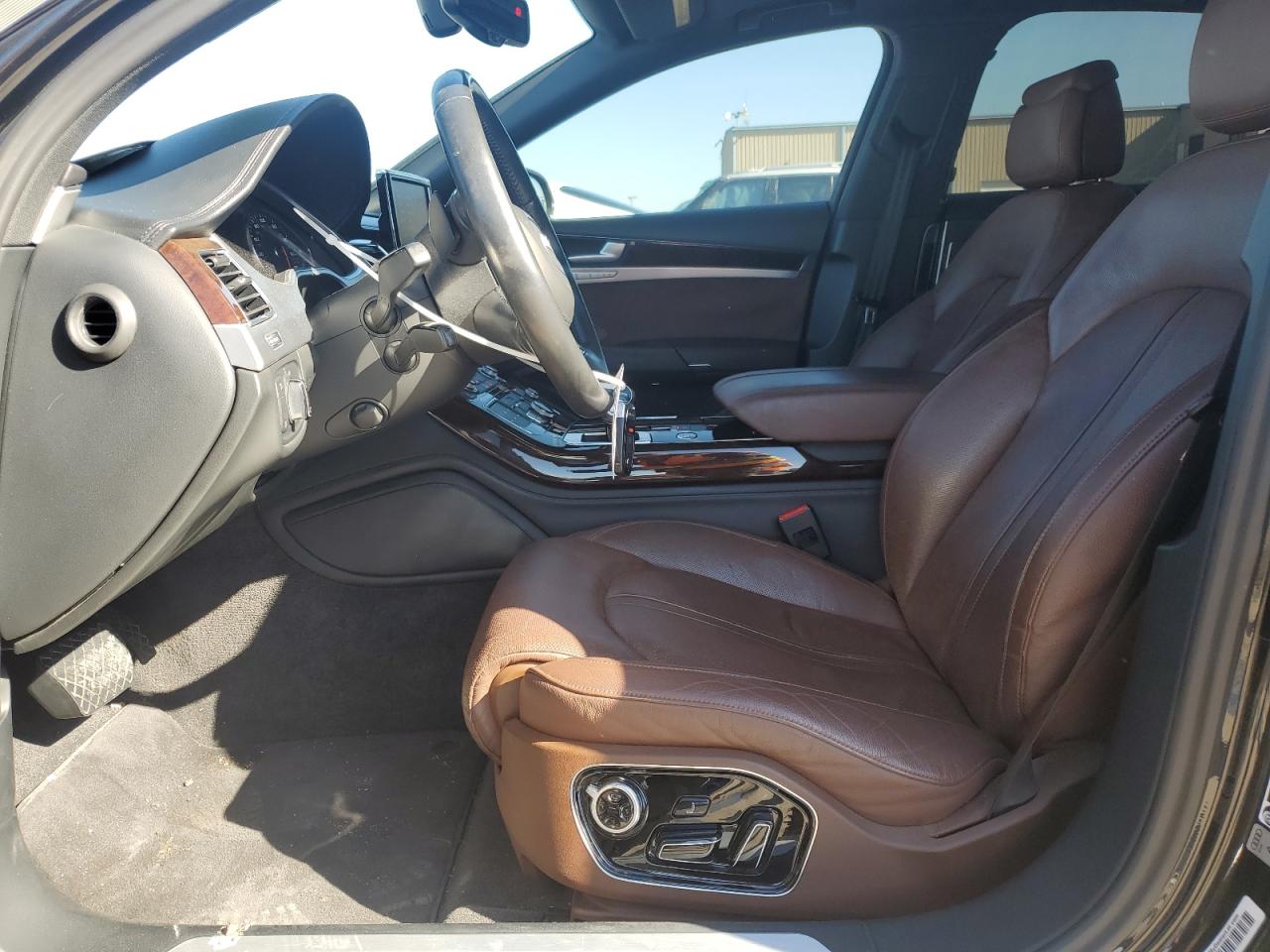 2014 Audi A8 VIN WAURGAFD7EN011250 Copart auction photo, front end damage thumbnail 7