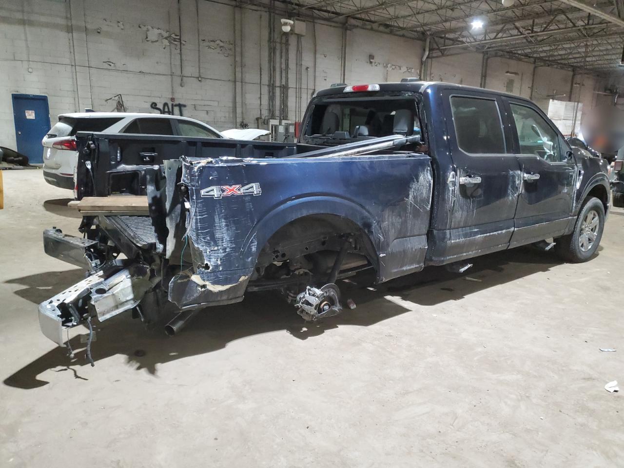 2023 Ford F-150 VIN 1FTFW1E57PKD90239 Copart auction photo, rear end damage thumbnail 3