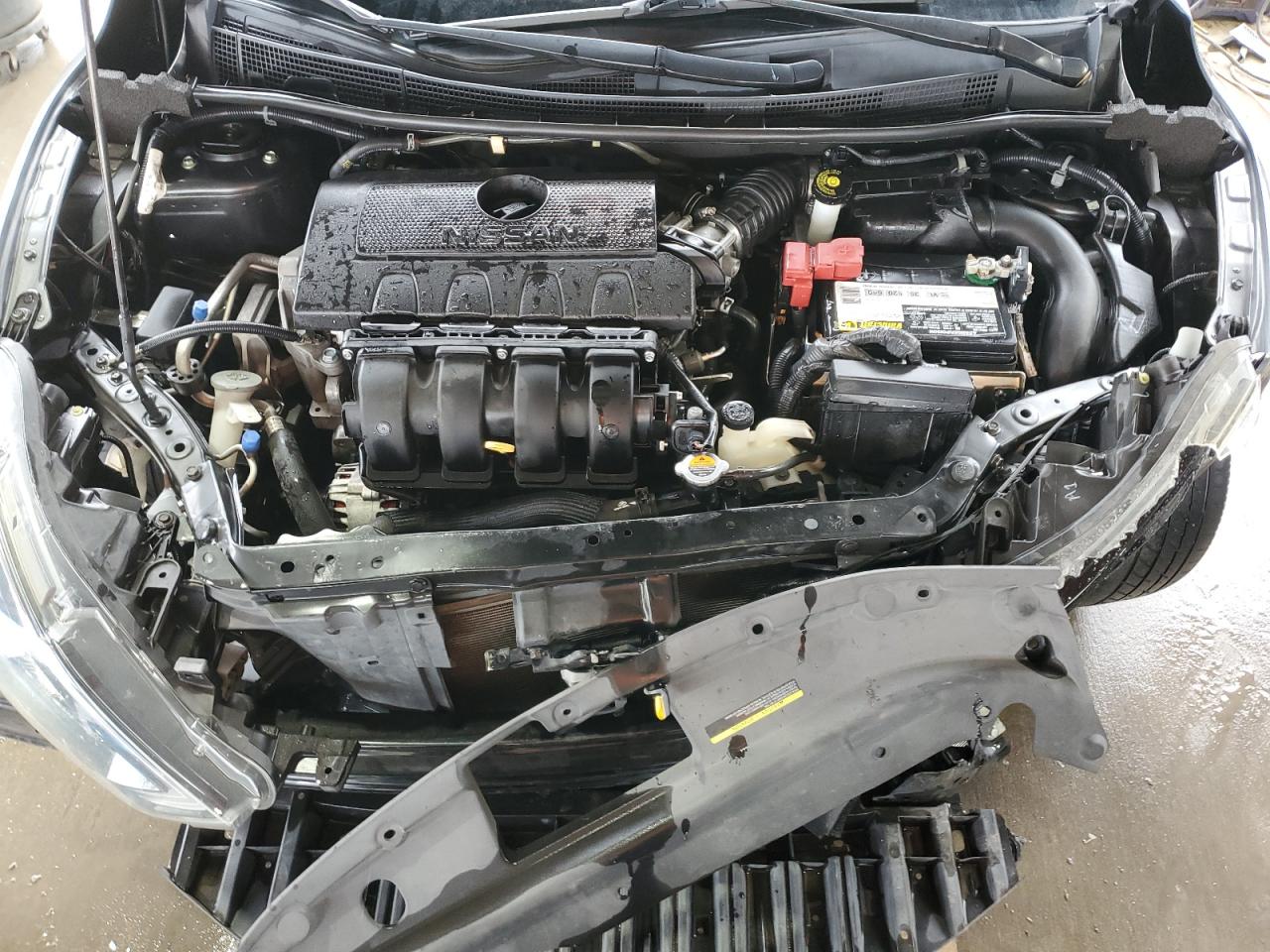 2018 Nissan Sentra VIN 3N1AB7APXJL631431 Copart auction photo, front end / side damage thumbnail 11