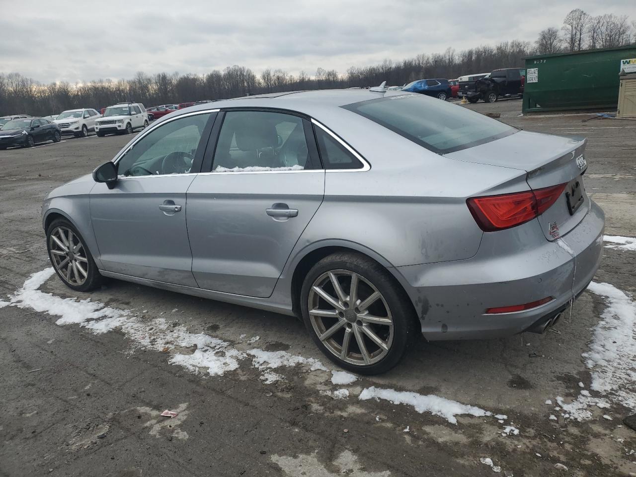 2015 Audi A3 VIN WAUCJGFF1F1059055 Copart auction photo, front end / side damage thumbnail 2