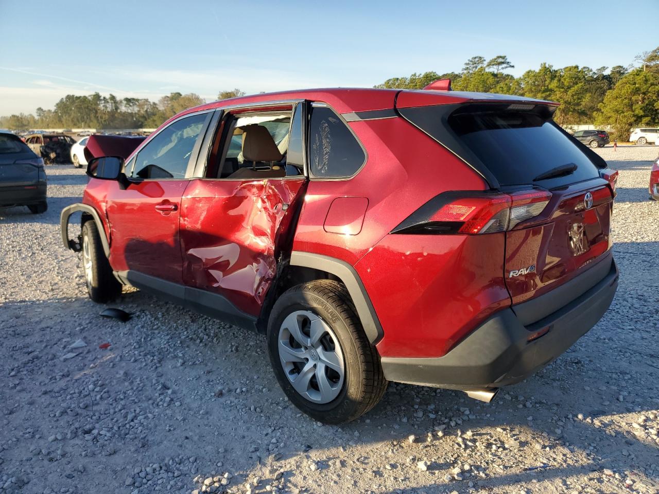2022 Toyota RAV 4 VIN 2T3H1RFV7NW192771 Copart auction photo, all over damage thumbnail 2