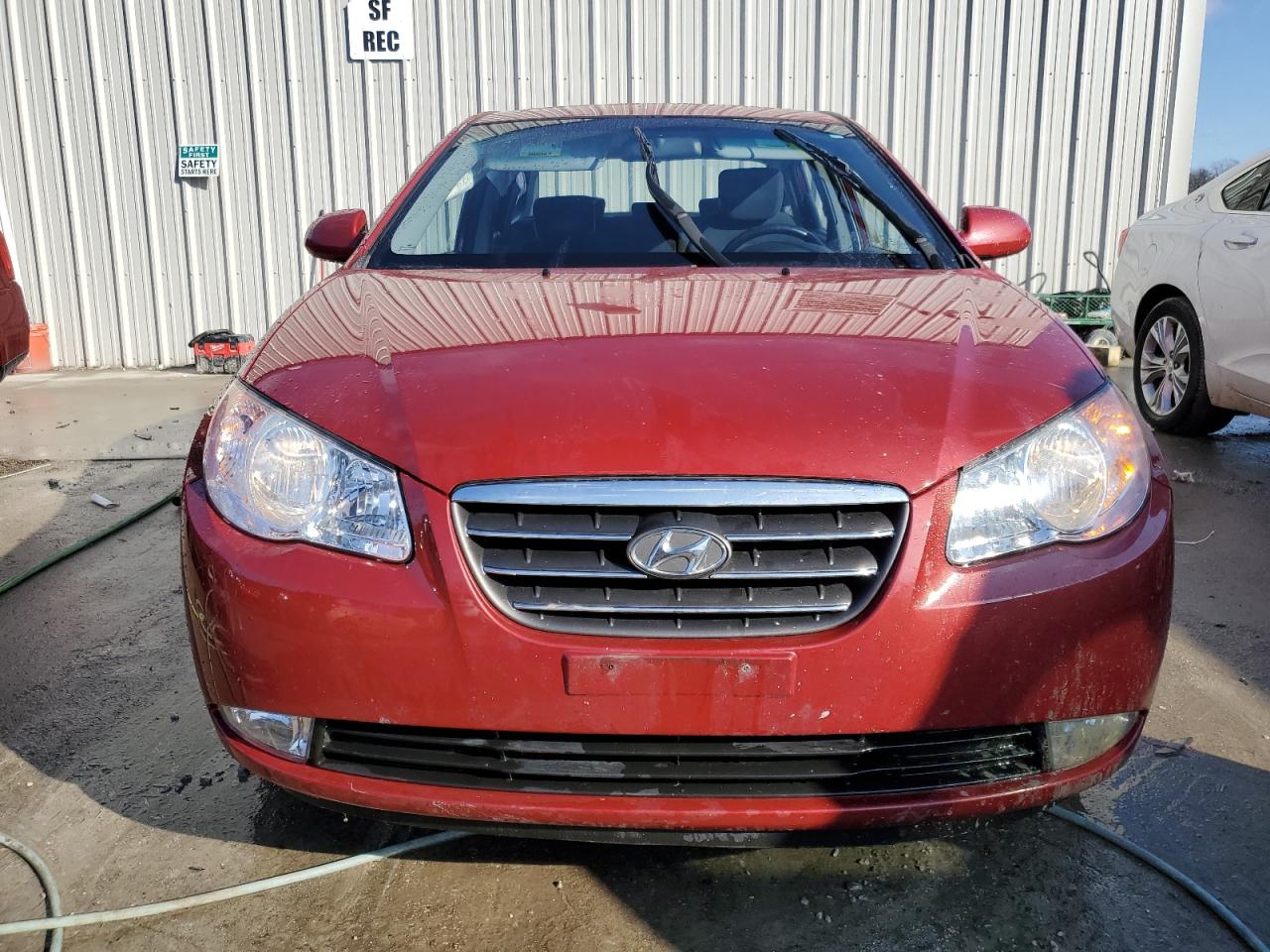 2008 Hyundai Elantra VIN KMHDU46D08U493296 Copart auction photo, side / rear end damage thumbnail 5