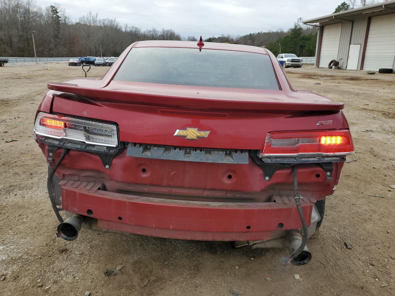 2015 Chevrolet Camaro VIN 2G1FD1E37F9141176 Copart auction photo, side / rear end damage thumbnail 6