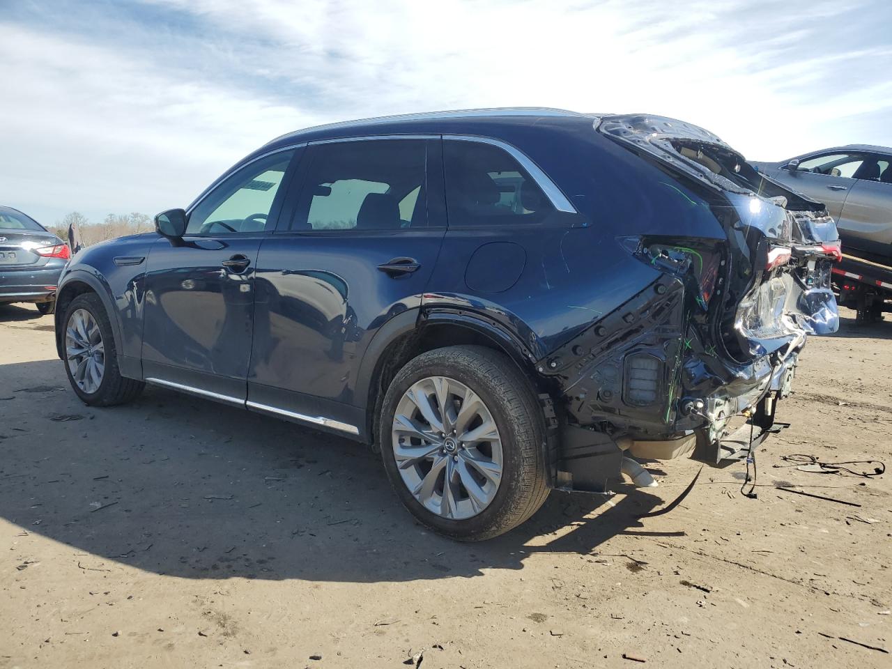 2024 Mazda CX-90 VIN JM3KKDHD0R1173243 Copart auction photo, rear end / minor dent/scratches damage thumbnail 2