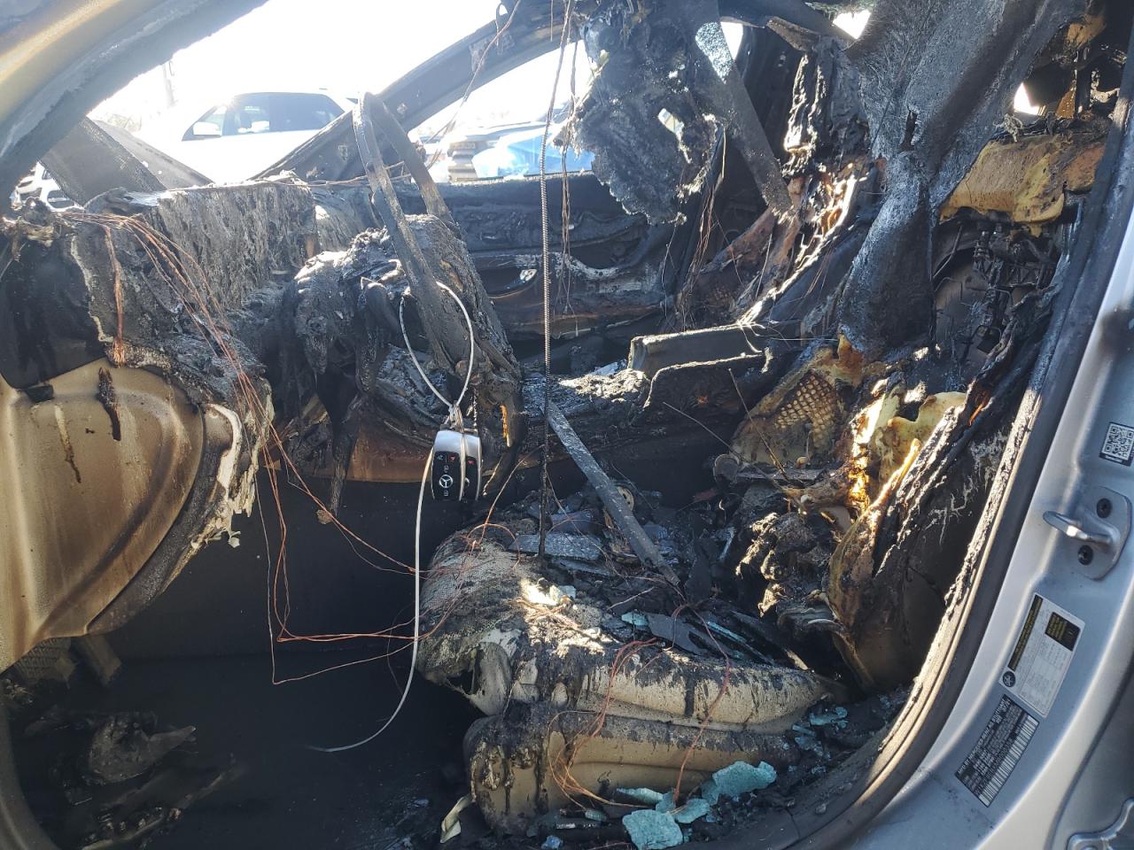 2021 Mercedes-Benz E-klasse VIN W1KZF8EBXMB000358 Copart auction photo, burn damage thumbnail 7
