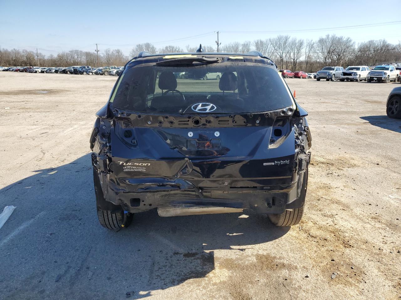 2022 Hyundai Tucson VIN KM8JECA10NU078739 Copart auction photo, mechanical / rear end damage thumbnail 6
