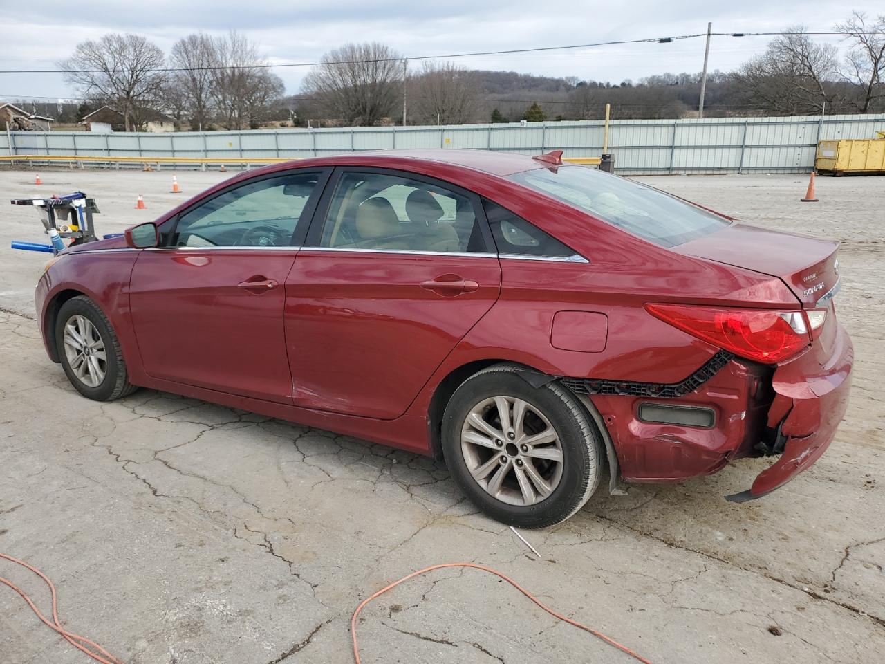 2013 Hyundai Sonata VIN 5NPEB4AC2DH731179 Copart auction photo, rear end damage thumbnail 2
