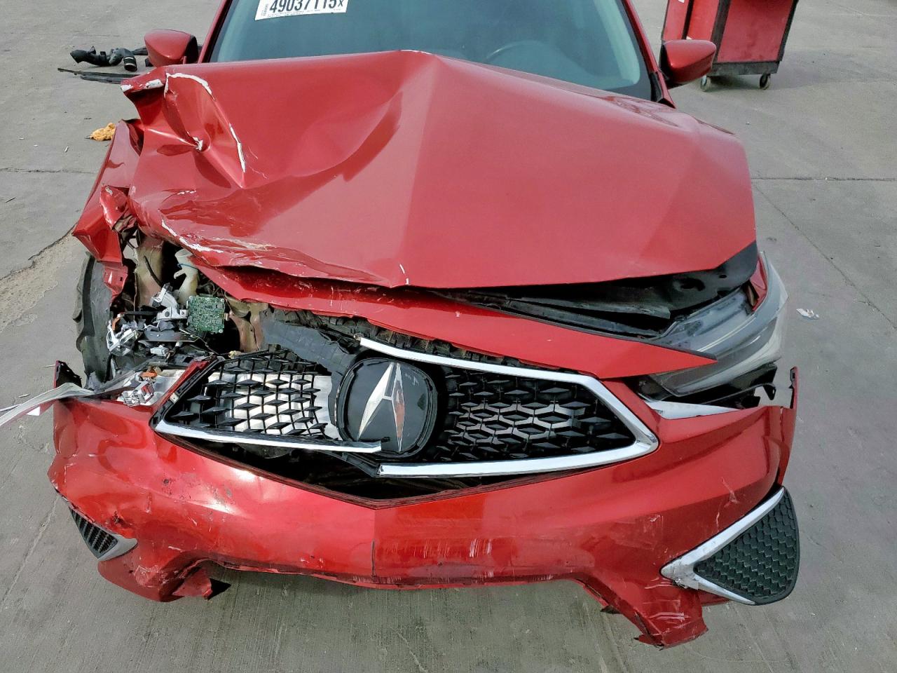 2021 Acura ILX VIN 19UDE2F31MA001658 Copart auction photo, front end damage thumbnail 11