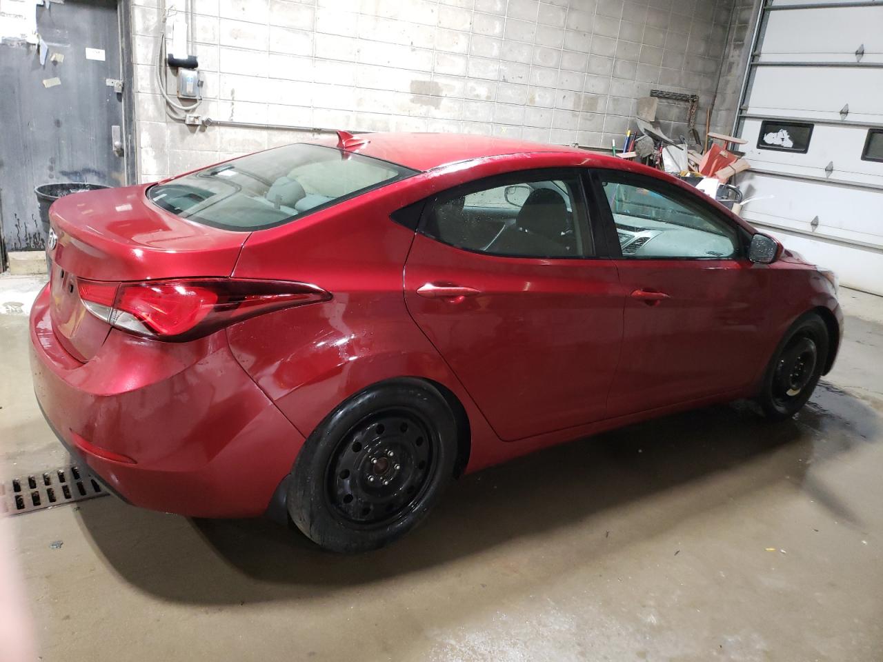 2015 Hyundai Elantra VIN 5NPDH4AE1FH604700 Copart auction photo, vandalism / front end damage thumbnail 3
