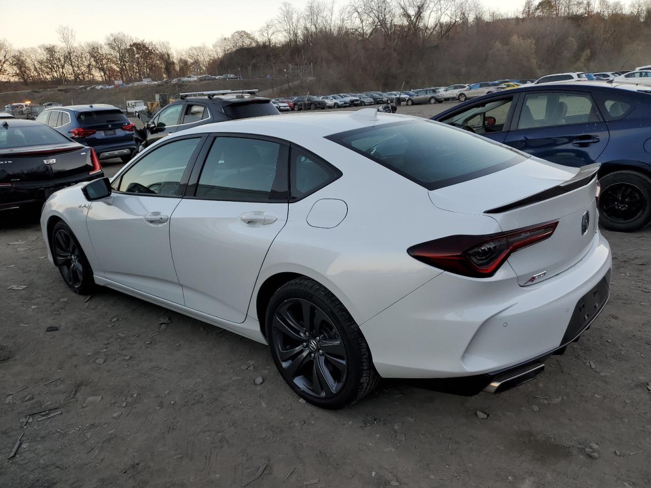 2023 Acura TLX VIN 19UUB6F58PA005485 Copart auction photo, front end / minor dent/scratches damage thumbnail 2