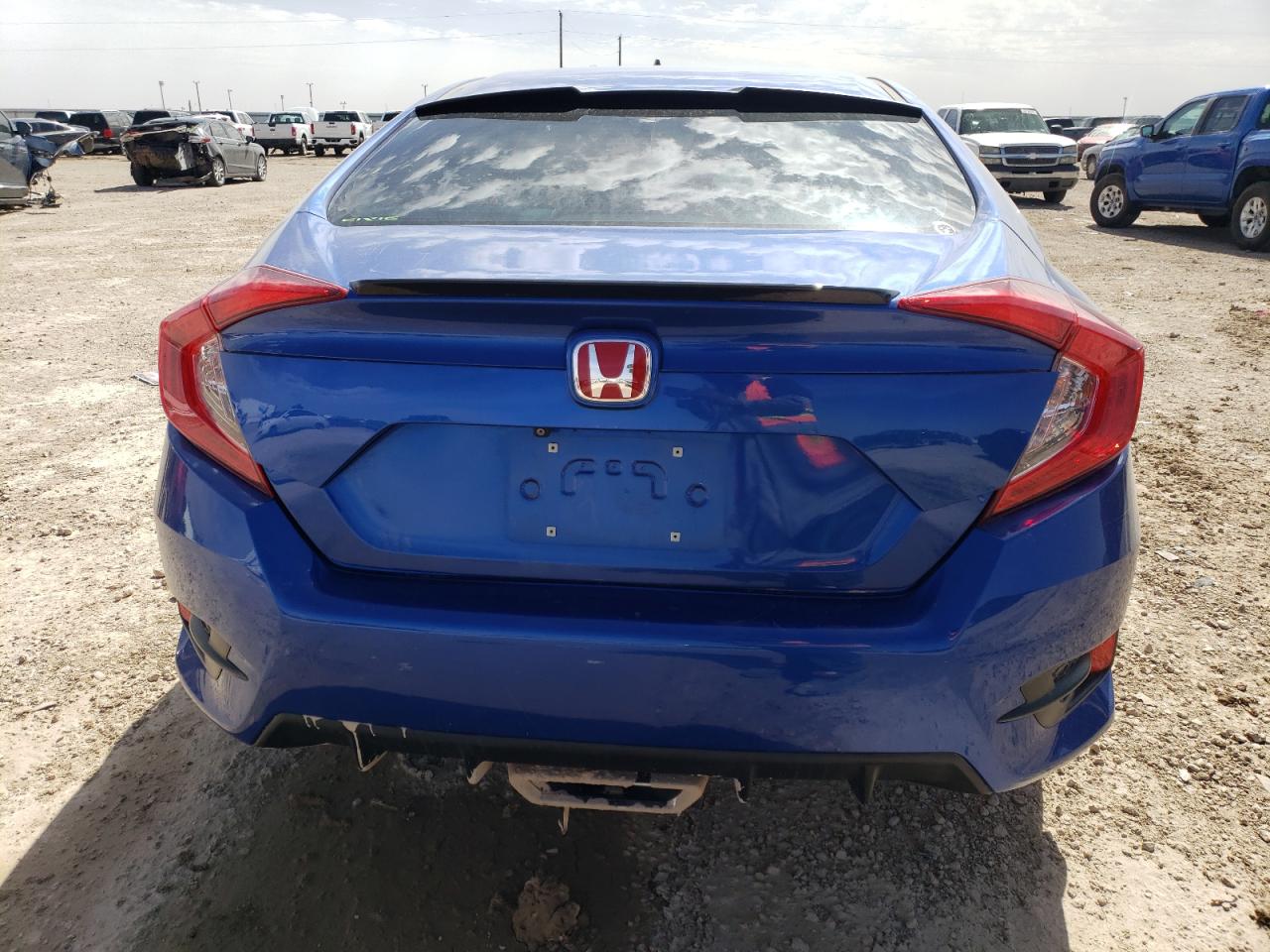 2019 Honda Civic VIN 19XFC2F89KE013799 Copart auction photo, front end damage thumbnail 6