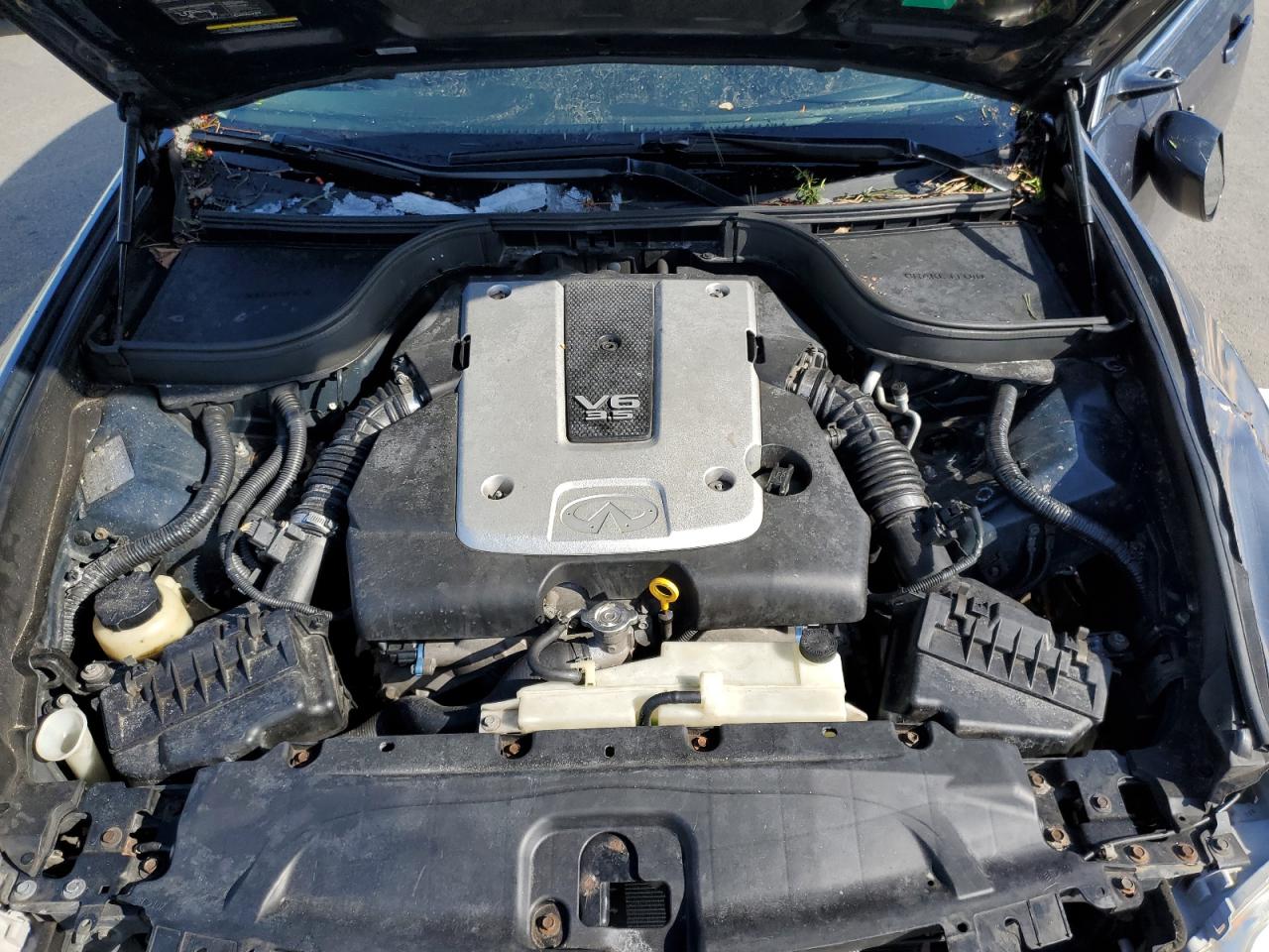 2008 Infiniti G VIN JNKBV61F88M257569 Copart auction photo, rear end / front end damage thumbnail 12