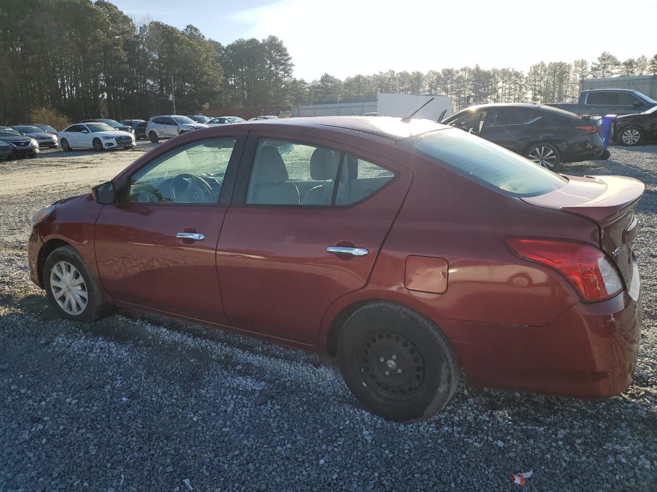 2016 Nissan Versa VIN 3N1CN7AP3GL866813 Copart auction photo, side / mechanical damage thumbnail 2