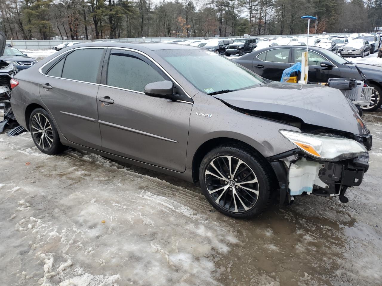 2017 Toyota Camry VIN 4T1BD1FKXHU204168 Copart auction photo, front end damage thumbnail 4