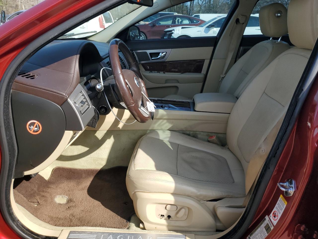 2010 Jaguar XF VIN SAJWA0GB9ALR77234 Copart auction photo, front end damage thumbnail 7