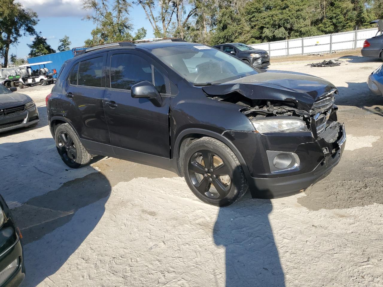 2016 Chevrolet Trax VIN KL7CJMSB7GB697002 Copart auction photo, front end damage thumbnail 4