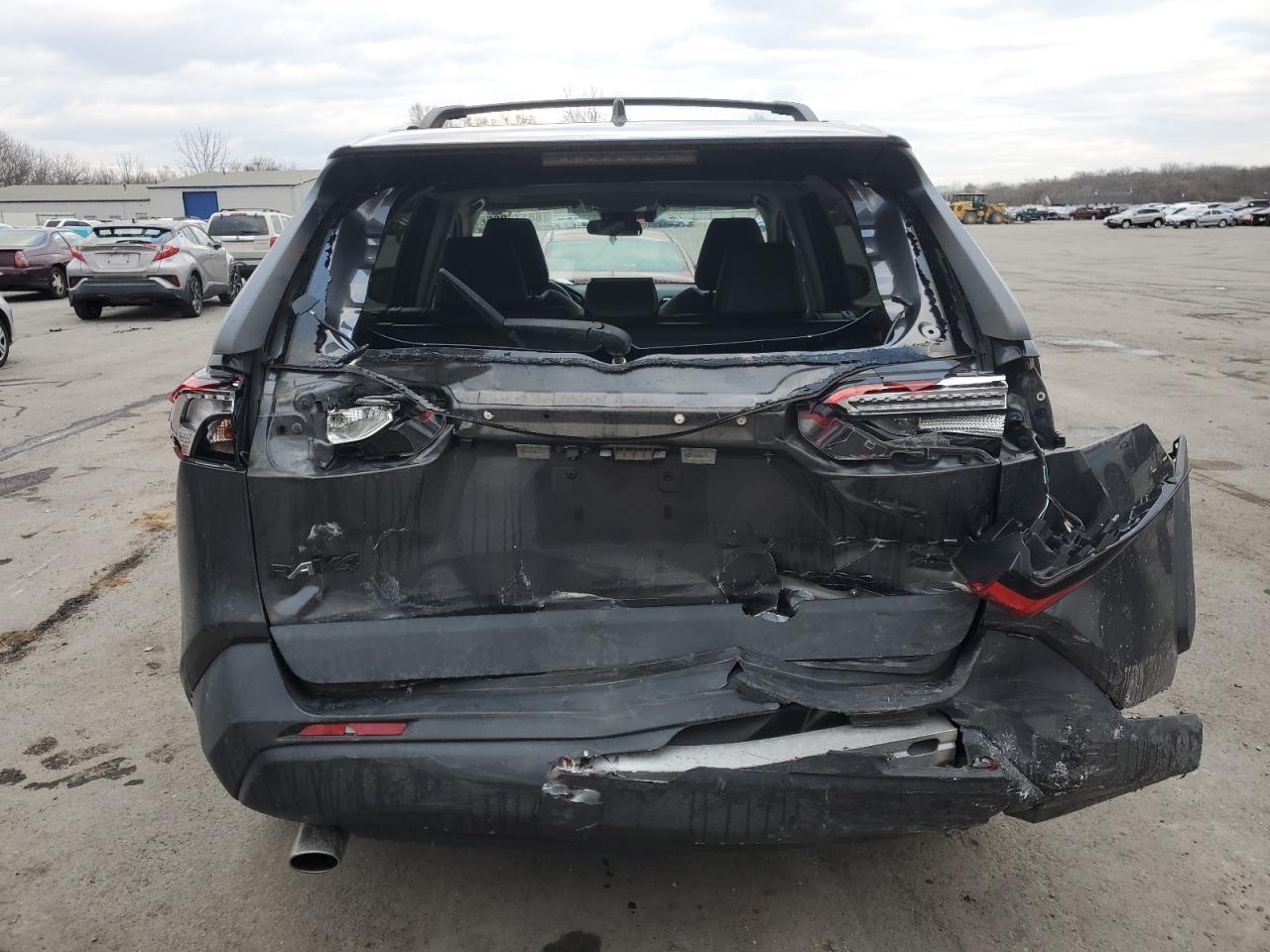 2021 Toyota RAV 4 VIN 2T3A1RFV1MC161288 Copart auction photo, rear end / side damage thumbnail 6