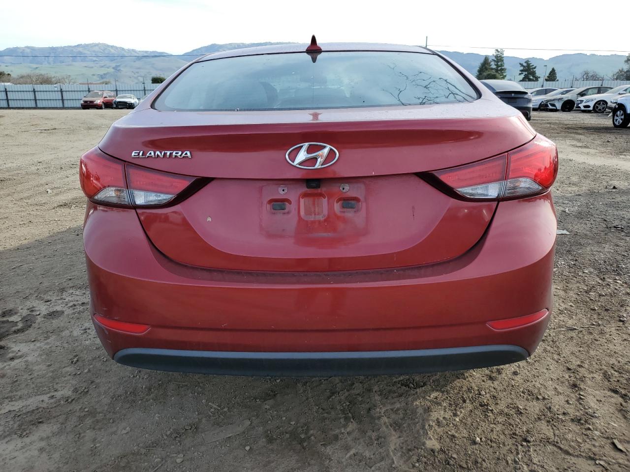 2015 Hyundai Elantra VIN 5NPDH4AE8FH628489 Copart auction photo, front end damage thumbnail 6