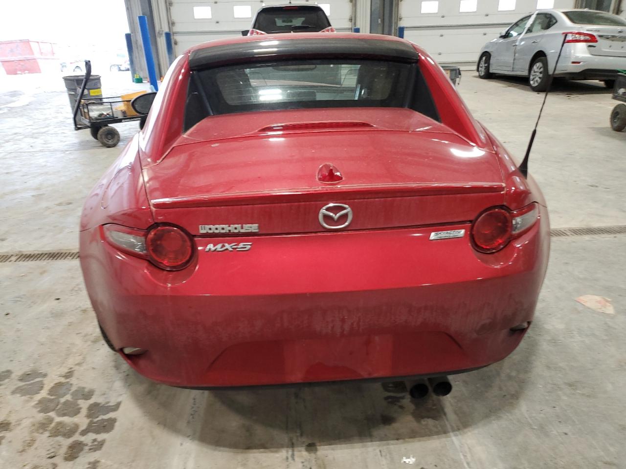 2017 Mazda MX-5 VIN JM1NDAM78H0105663 Copart auction photo, front end / hail damage thumbnail 6