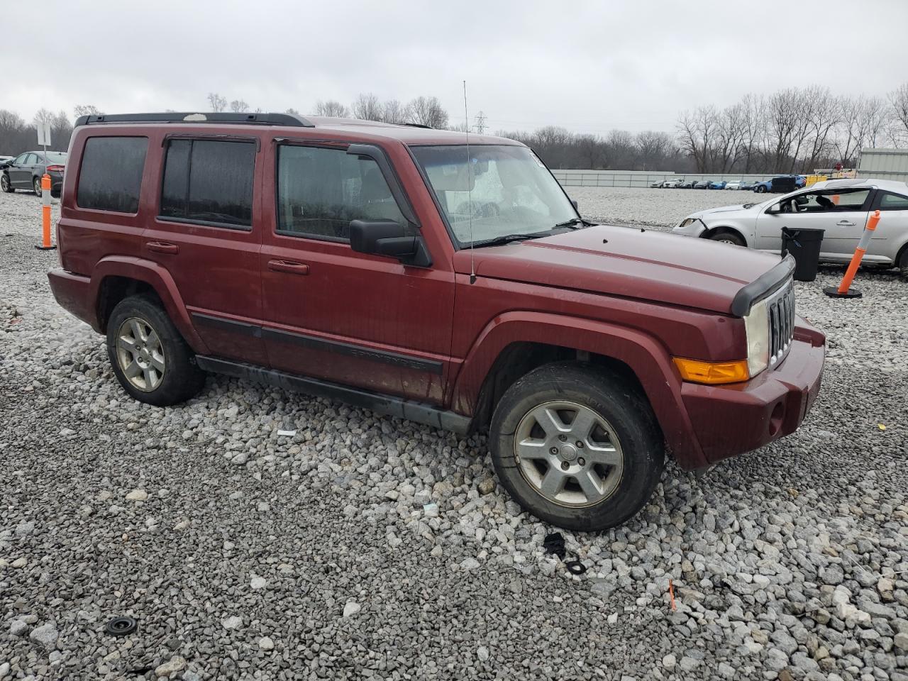 2007 Jeep Commander VIN 1J8HG48K97C643699 Copart auction photo, rear end / side damage thumbnail 4