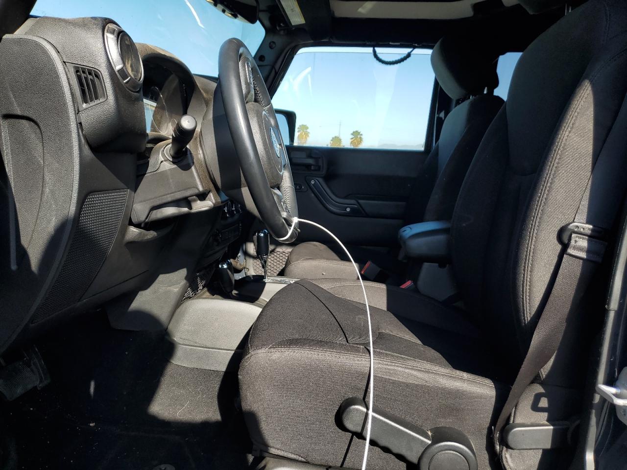 2017 Jeep Wrangler VIN 1C4BJWDG8HL683480 Copart auction photo, rollover damage thumbnail 7