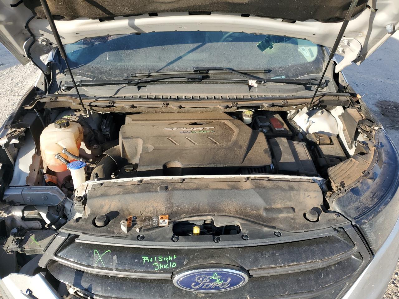 2015 Ford Edge VIN 2FMTK3AP8FBB58917 Copart auction photo, front end damage thumbnail 12