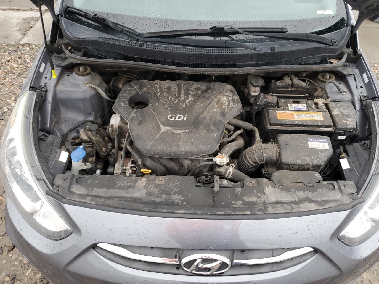 2016 Hyundai Accent VIN KMHCT5AE8GU279840 Copart auction photo, undercarriage damage thumbnail 11