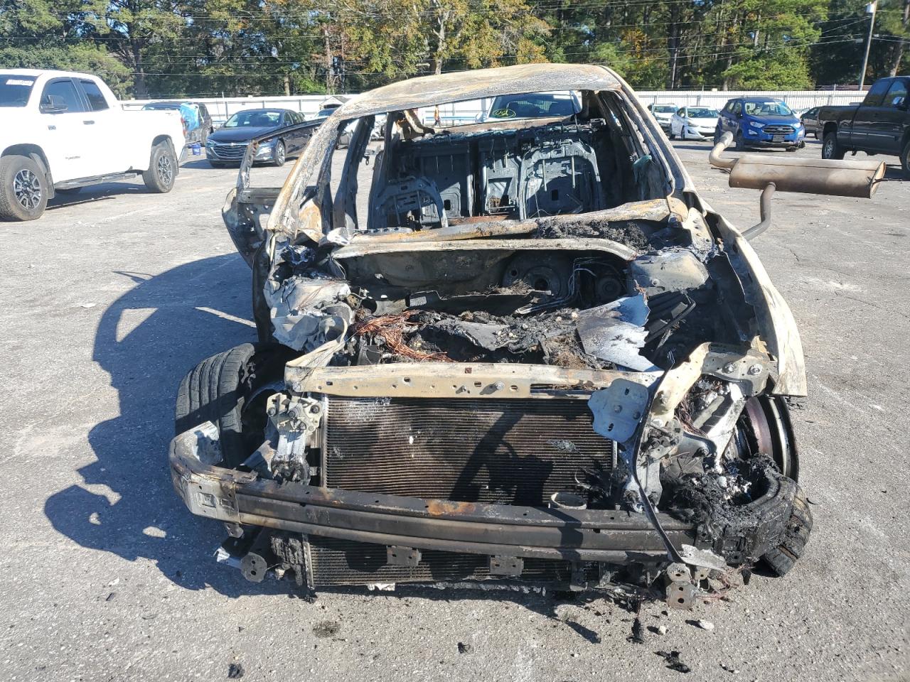 2020 Ford Fusion VIN 3FA6P0HD2LR143040 Copart auction photo, burn damage thumbnail 5