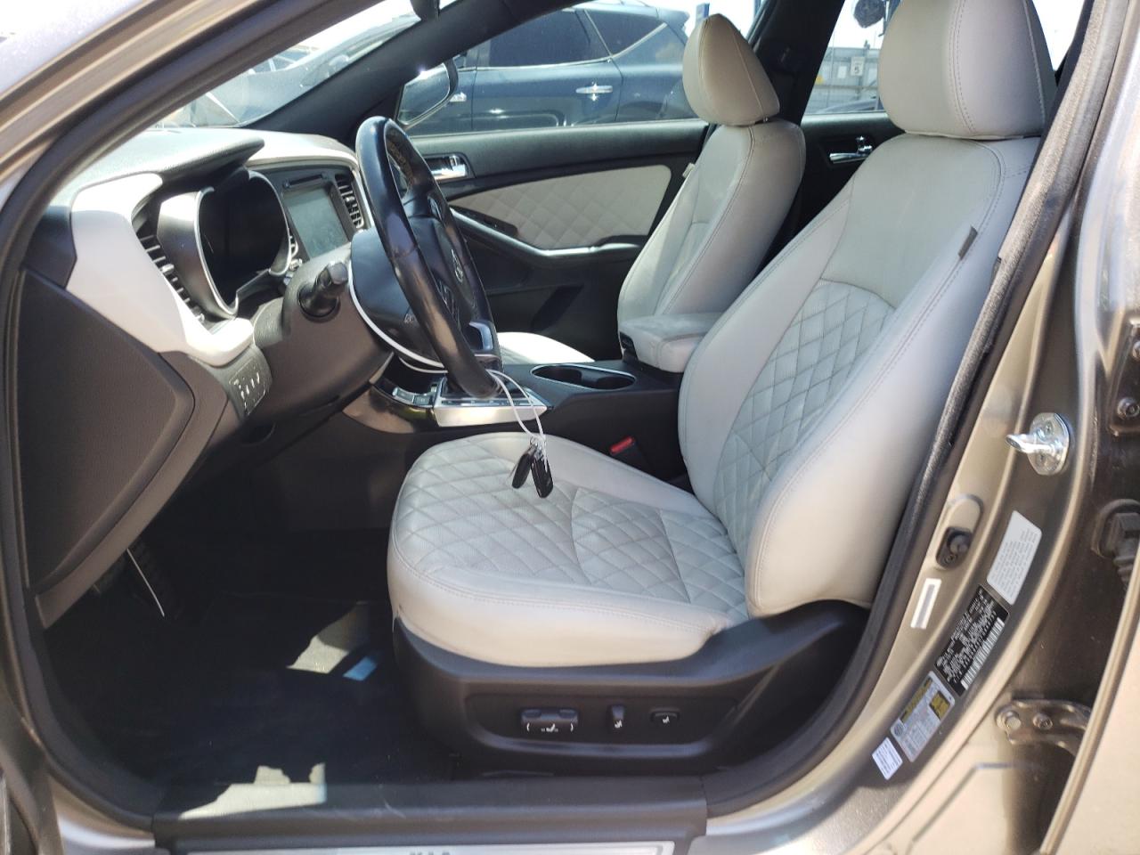 2015 KIA Optima VIN 5XXGR4A60FG446753 Copart auction photo, front end damage thumbnail 7