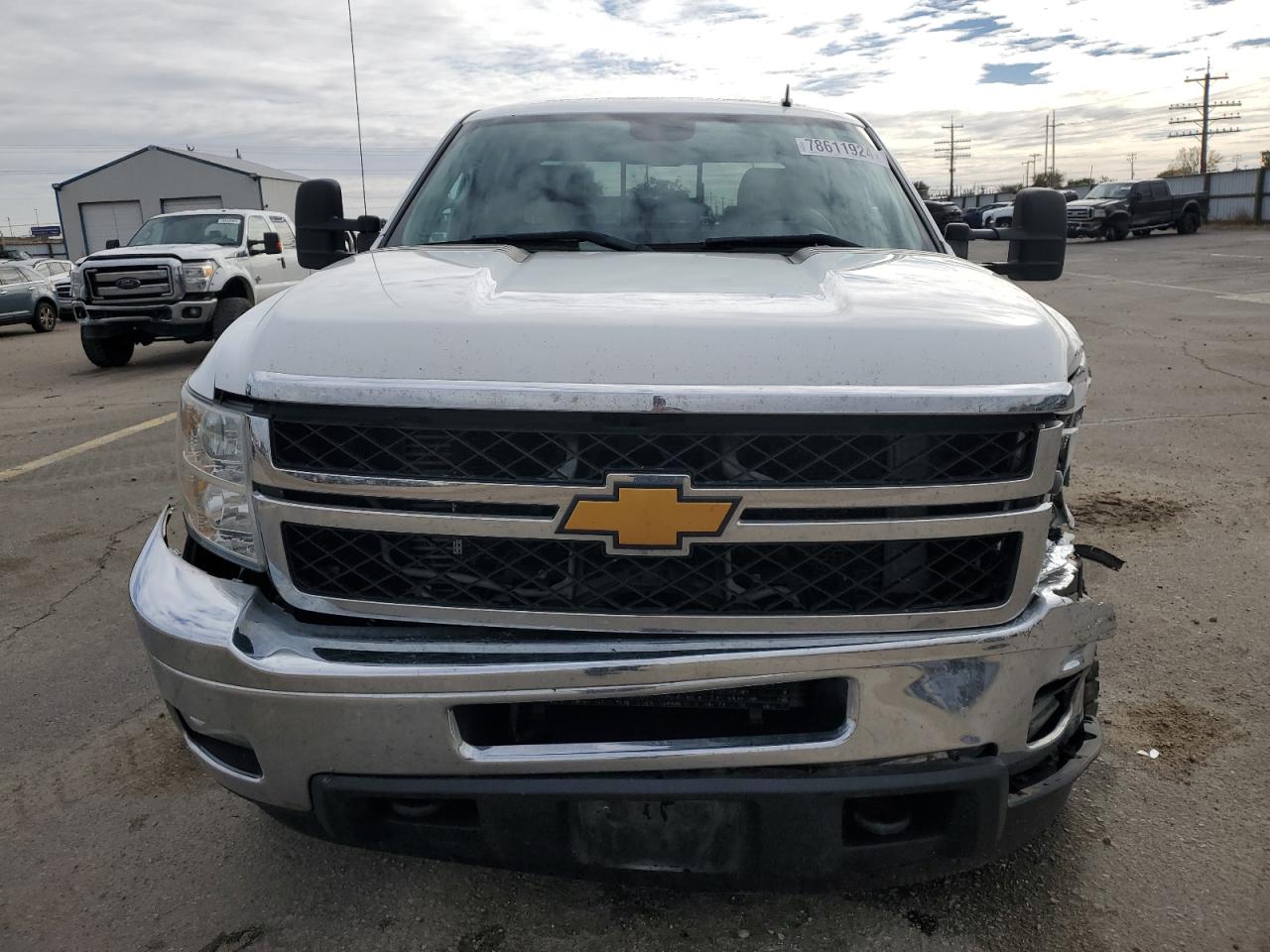 2013 Chevrolet Silverado VIN 1GC1KYE88DF190418 Copart auction photo, front end / frame damage damage thumbnail 5