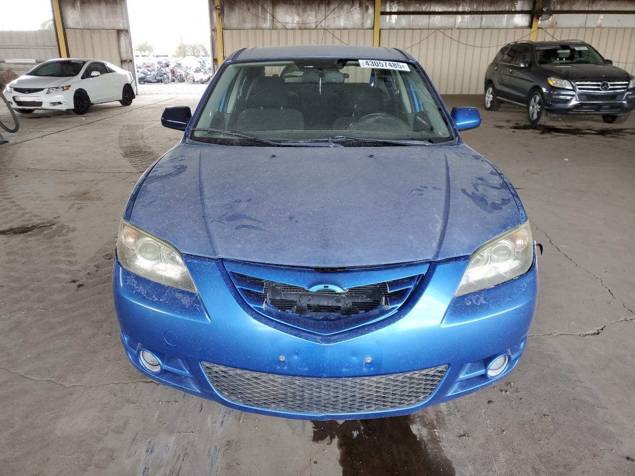 2006 Mazda 3 VIN JM1BK124861430628 Copart auction photo, rear end / front end damage thumbnail 5
