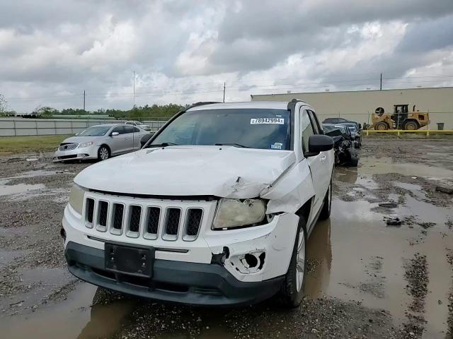 2012 Jeep Compass VIN 1C4NJCBA6CD601095 Copart auction photo, front end / minor dent/scratches damage thumbnail 11