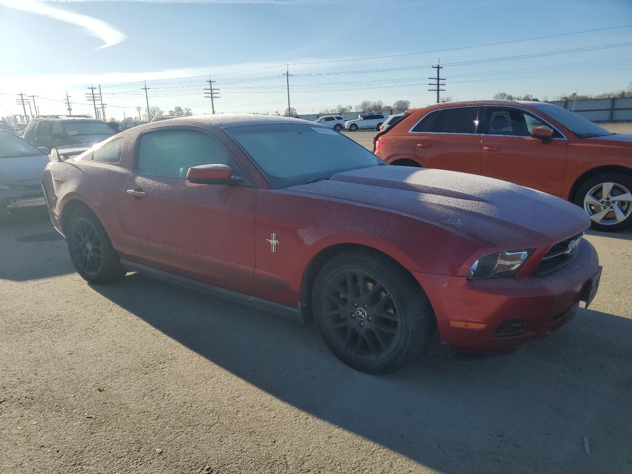 2012 Ford Mustang VIN 1ZVBP8AM0C5201115 Copart auction photo, rear end damage thumbnail 4