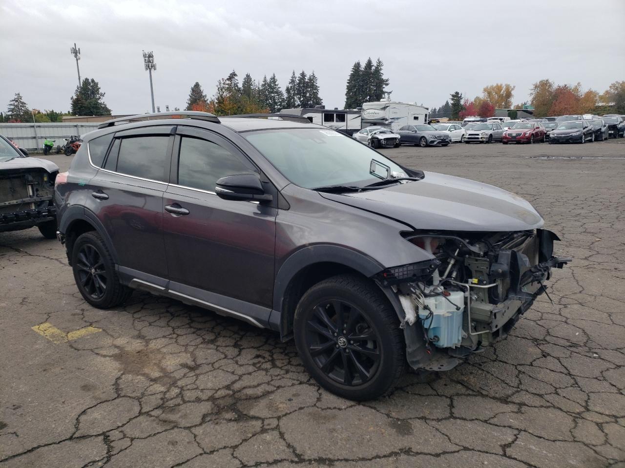 2018 Toyota RAV 4 VIN 2T3RFREV3JW748155 Copart auction photo, front end / rear end damage thumbnail 4