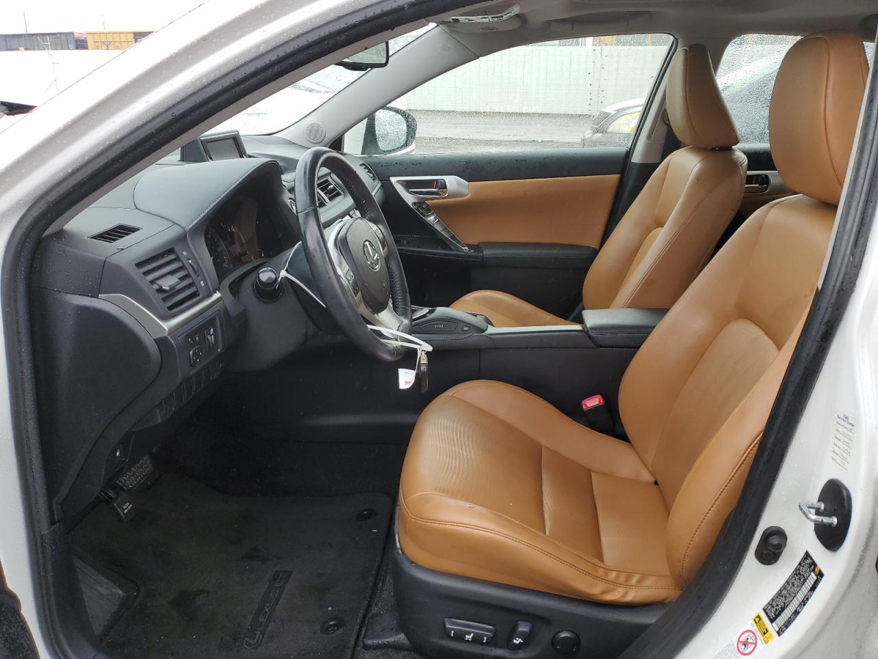 2012 Lexus CT VIN JTHKD5BH9C2080211 Copart auction photo, front end / minor dent/scratches damage thumbnail 7