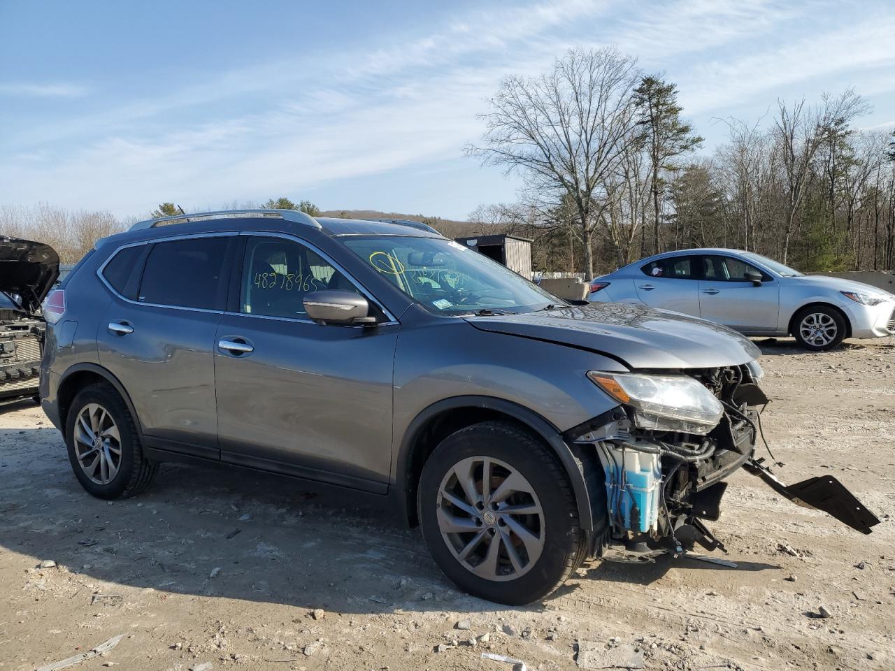 2015 Nissan Rogue VIN 5N1AT2MV0FC892332 Copart auction photo, front end damage thumbnail 4