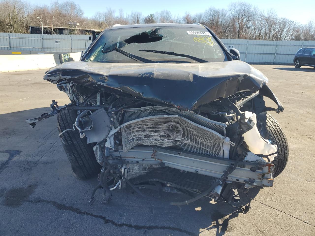 2018 Buick Enclave VIN 5GAEVAKW1JJ185414 Copart auction photo, front end / side damage thumbnail 5