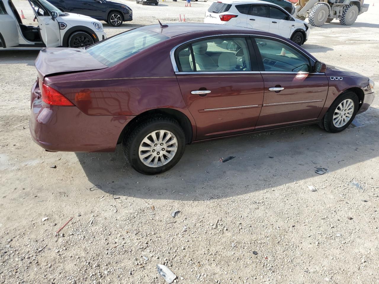 2007 Buick Lucerne VIN 1G4HP57217U188299 Copart auction photo, rear end / side damage thumbnail 3