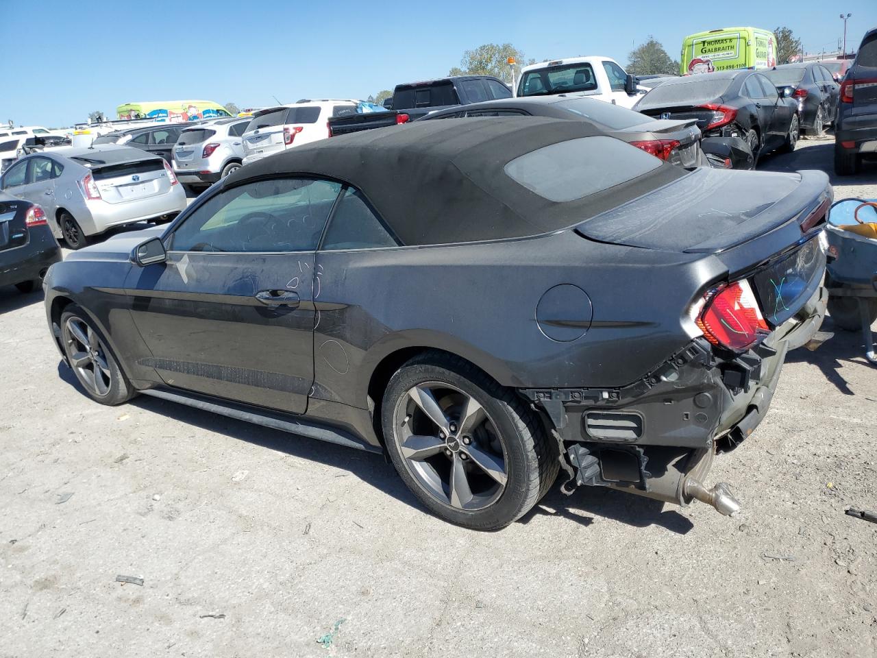 2015 Ford Mustang VIN 1FATP8EM0F5400838 Copart auction photo, rear end / minor dent/scratches damage thumbnail 2