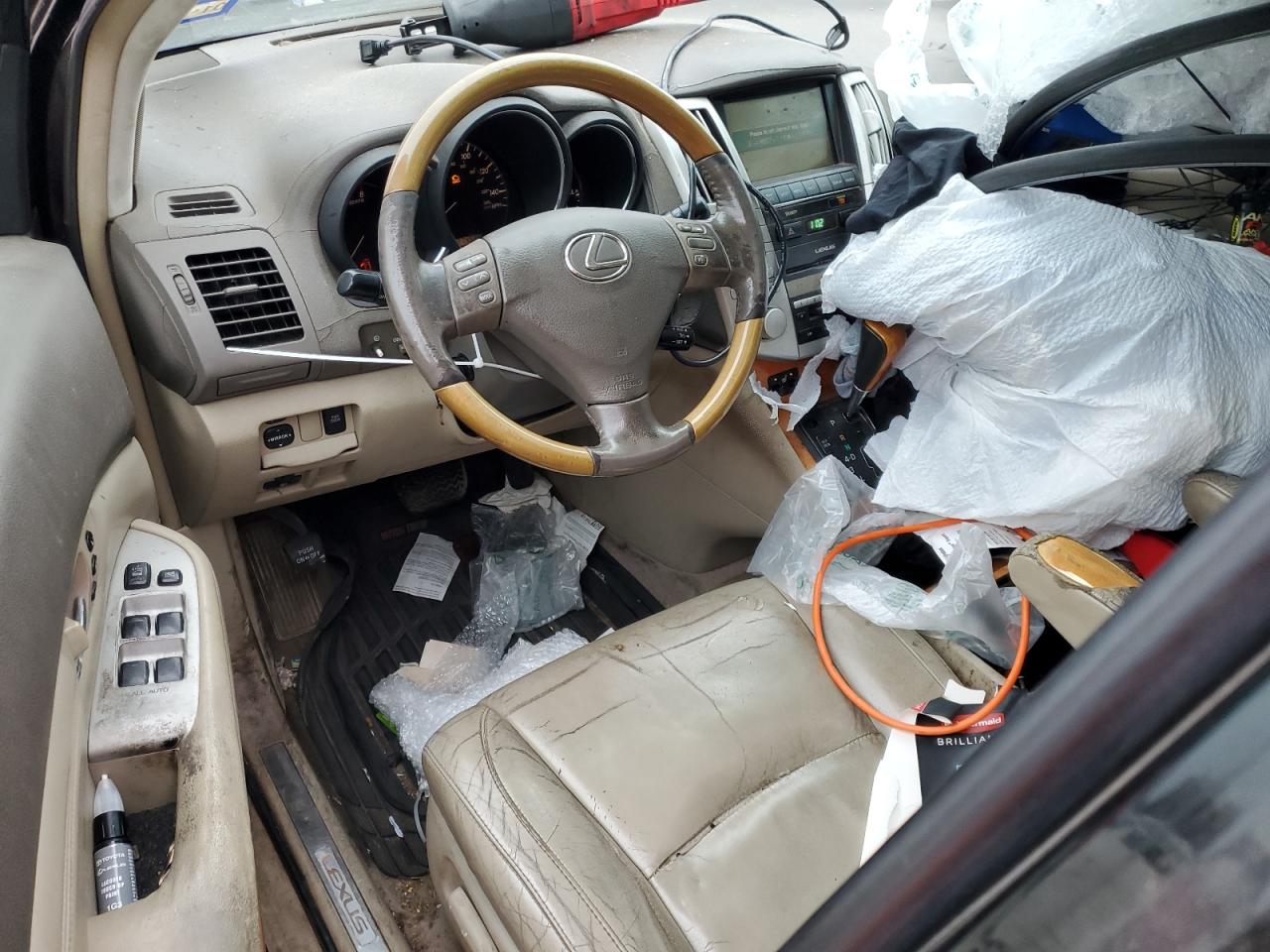 2005 Lexus RX VIN 2T2HA31U65C056892 Copart auction photo, stripped / all over damage thumbnail 8