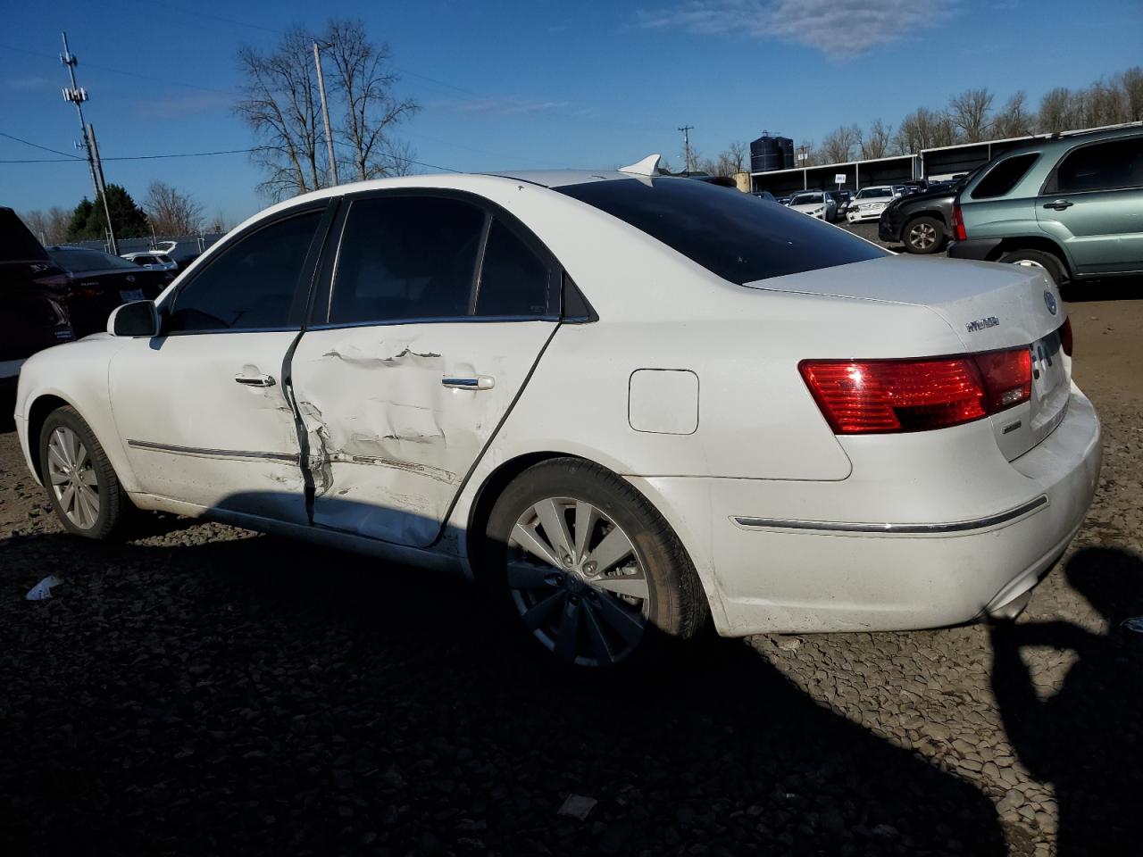2009 Hyundai Sonata VIN 5NPEU46F19H529339 Copart auction photo, side damage thumbnail 2
