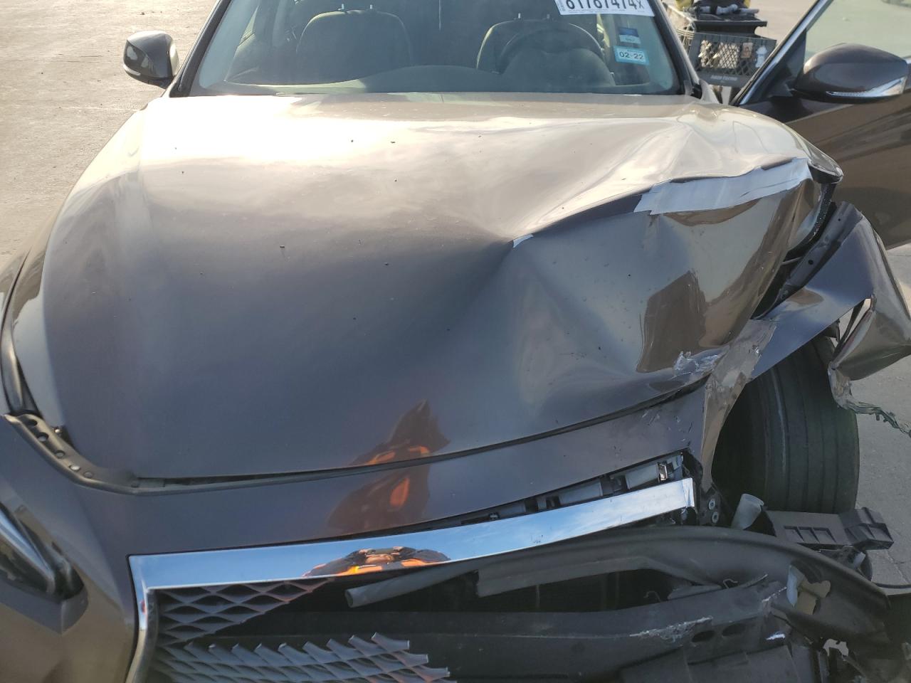 2016 Infiniti Q50 VIN JN1EV7AP9GM304610 Copart auction photo, front end / side damage thumbnail 11