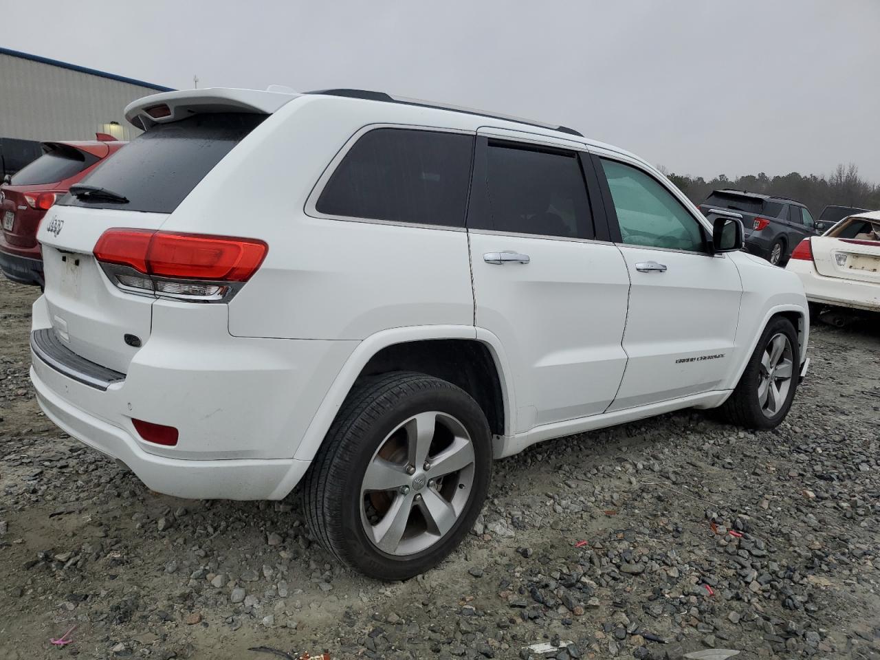 2014 Jeep Grand Cherokee VIN 1C4RJECT4EC537497 Copart auction photo, front end damage thumbnail 3