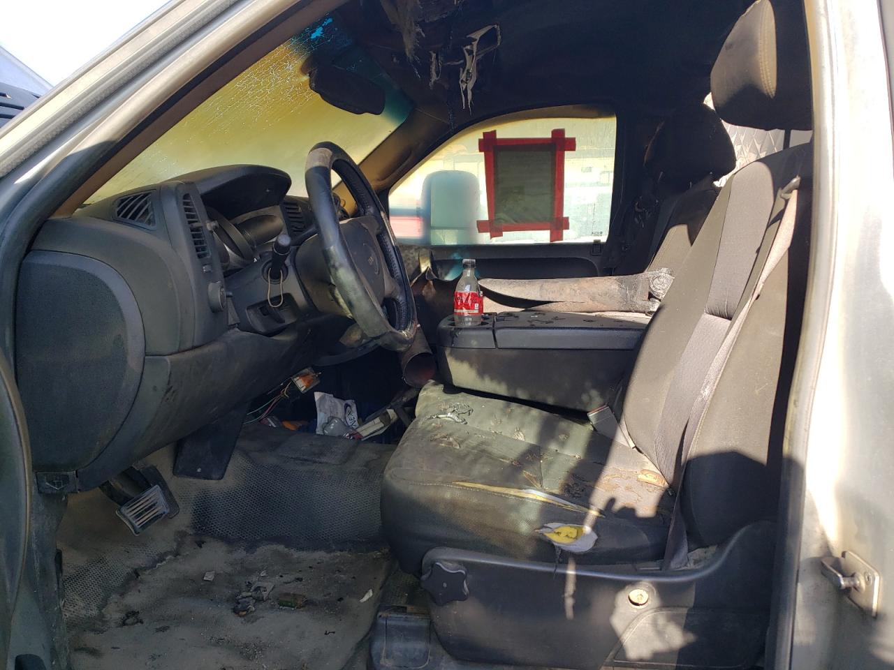 2012 GMC Sierra VIN 1GD313CG9CF140632 Copart auction photo, burn / burn - interior damage thumbnail 7